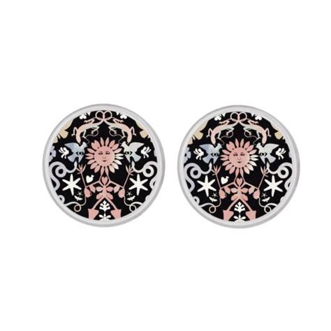 Boucles Oreilles Christian Lacroix Bijoux Xfj Laiton Argent Sur