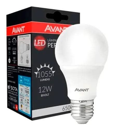 Kit 10 Lâmpadas Pera Avant 12w Alta Potência 6500k Lâmpada de LED