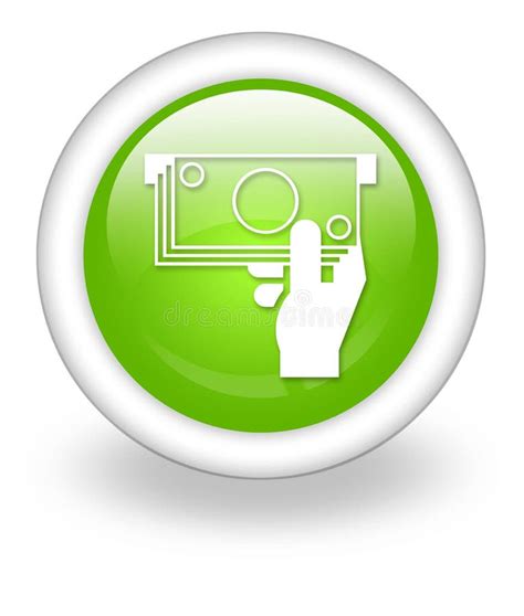 Icon Button Pictogram Atm Stock Illustration Illustration Of Bank