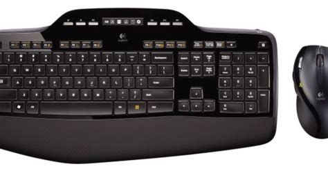 Logitech Wireless Desktop MK700 : souris laser et clavier avec écran ...