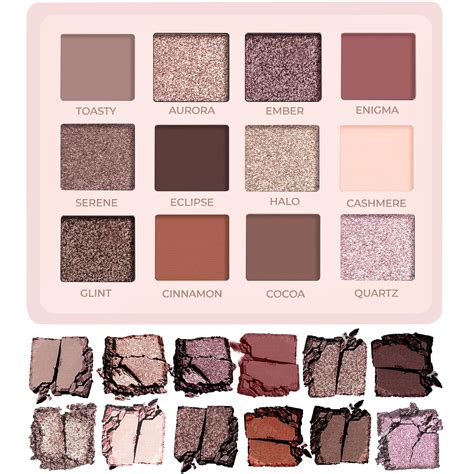 Lamora Palette Ombretti Nude 12 Colori Brillanti E Opachi Altamente