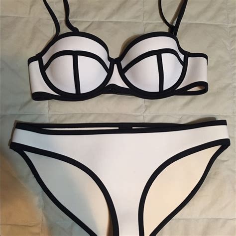 Triangl Swimwear Swim White Neoprene Triangl Bikini Poshmark