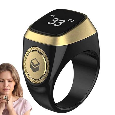 Smart Tasbih Zikr Ring Tally Counter Muslim Digital Tasbeeh Prayers