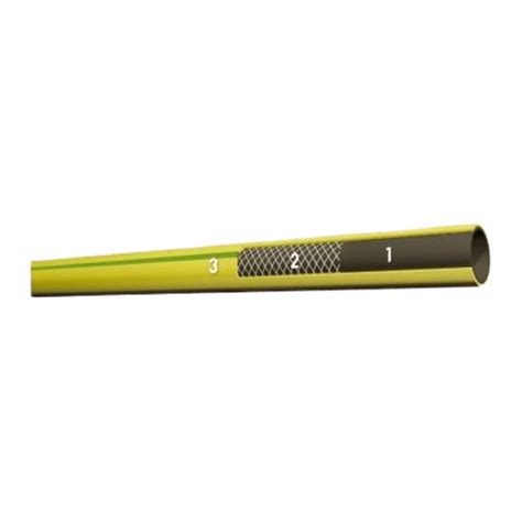Furtun Gradina Jolly Armat Cu Insertie ½ 25 Metri Galben Flexibil