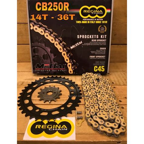 Honda Cb R Cb R Full Set Regina Sprocket Chain Kit T T Full