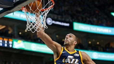 Gobert Jordan Post Double Doubles Jazz Beat Mavericks TSN Ca