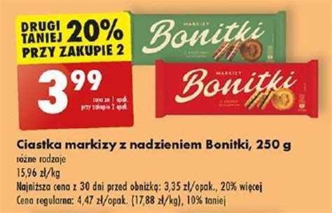 Promocja Ciastka Markizy Z Nadzieniem Bonitki G W Biedronka