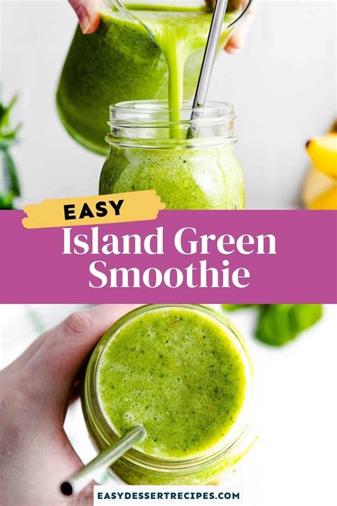 The Delightful And Creamy Tropical Smoothie Island Green Drink Artofit