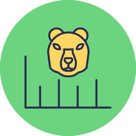 Bear Market Vector Icon 20317779 Vector Art At Vecteezy