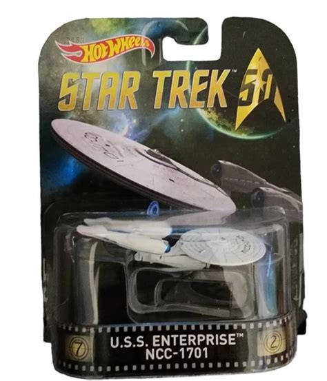 HOT WHEELS RETRO ENTERTAINMENT Star Trek Th USS Enterprise NCC DJF EUR