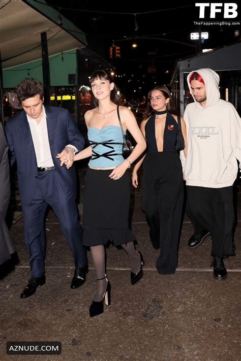 Addison Rae Sexy Seen Braless Flaunting Her Hot Cleavage At The Amsterdam After Party In Nyc