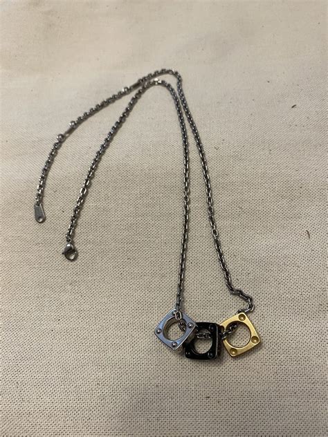 Louis Vuitton × Virgil Abloh Louis Vuitton monogram bold necklace ...