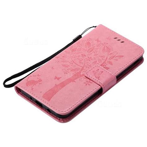 Embossing Butterfly Tree Leather Wallet Case For Samsung Galaxy J