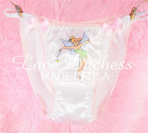VTG 80s Sissy SATIN Fairy Princess Classic Sissy White String Bikini Panties EBay