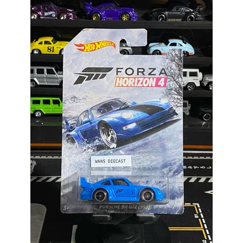 Jual Hot Wheels Porsche Gt Blue Forza Horizon Shopee Indonesia