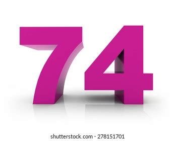 Number 74 Stock Illustration 278151701 | Shutterstock