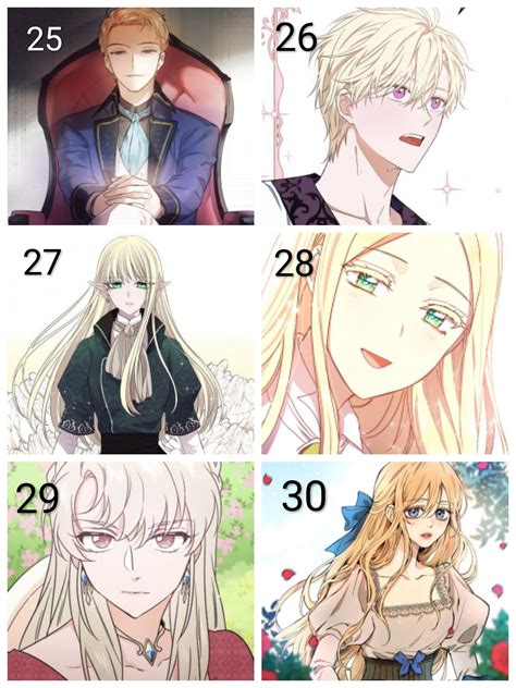 Blonde haired manhwa characters