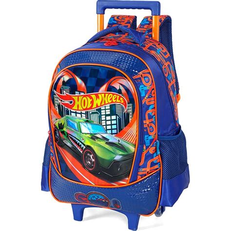 Mochila Poli C Rodas Hot Wheels Azul IC42612HW0 Luxcel PT 1 UN