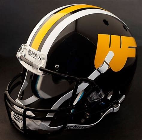 Wake Forest Demon Deacons 1979 1986 Schutt Xp Authentic Gameday