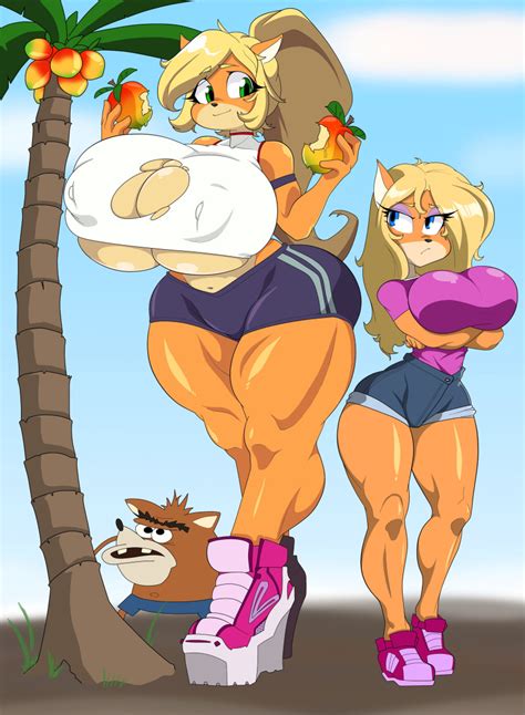 Rule Girls Big Ass Big Breasts Boob Window Chipscolors Clothed Coco Bandicoot Color Color
