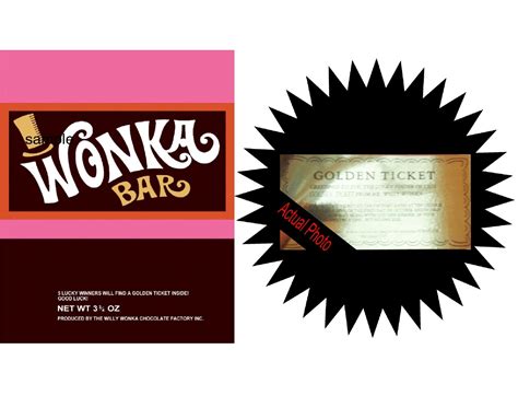 Willy Wonka Golden Ticket Downloadable Template ClipArt Best - Free ...