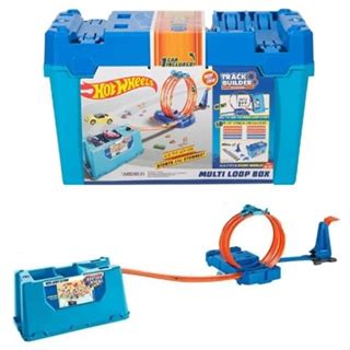 Pista Hot Wheels Caixa Kit De Loopings Track E Builder Unlimited Mattel Flk Shopee Brasil