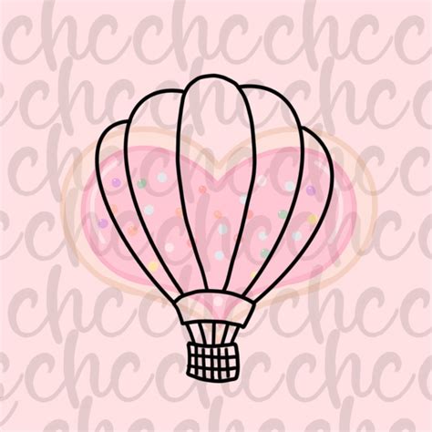 Hot Air Balloon Cookie Cutter Etsy