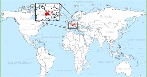 Nouveau La Suisse Sur La Carte Du Monde