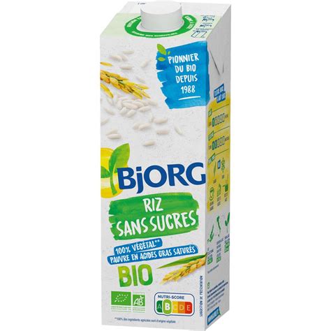 Livraison Domicile Bjorg Boisson De Riz Sans Sucre Bio L