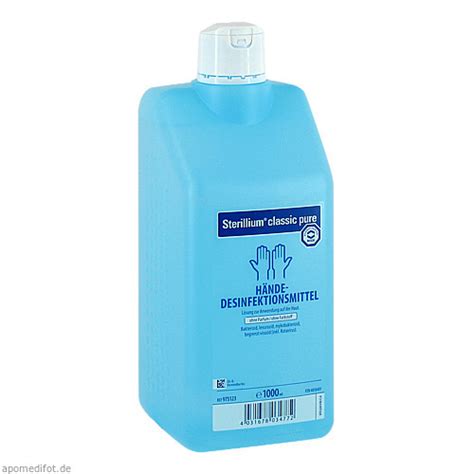 Sterillium Classic Pure 1000 Ml Preis Ab 7 26