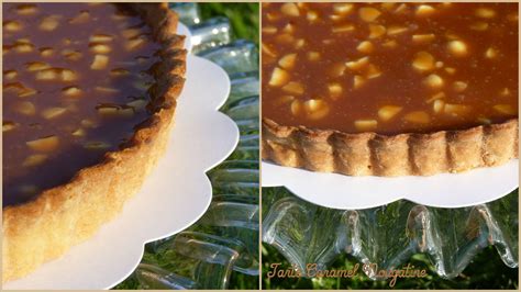 Tarte Caramel Nougatine les délices de Capu