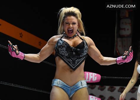 Katie Forbes Sexy Pictured At Lingerie Fighting Championships Booty Camp In Las Vegas Aznude