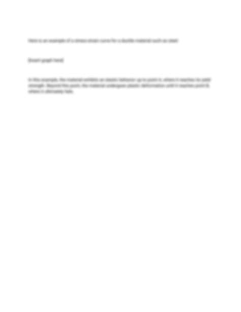 Stress Strain Graph 7