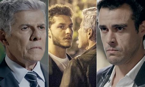 Em Império Enrico surta ao descobrir que o pai tem um amante Você é gay