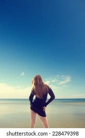 Sexy Blonde Interior Sea Day Beautiful Stock Photo 228479398 Shutterstock