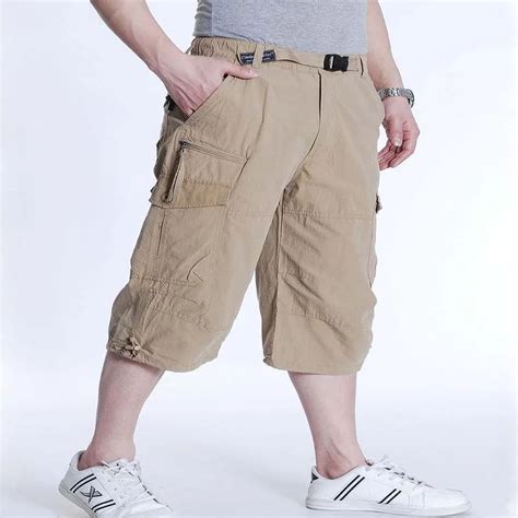 6XL 7XL Summer Casual Shorts Men Cotton Cargo Shorts With Big Pocket