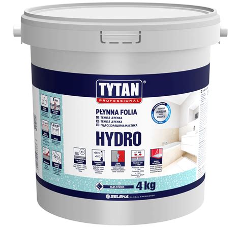 Płynna Folia HYDRO Tytan Professional 4kg Szary Wewnętrzna