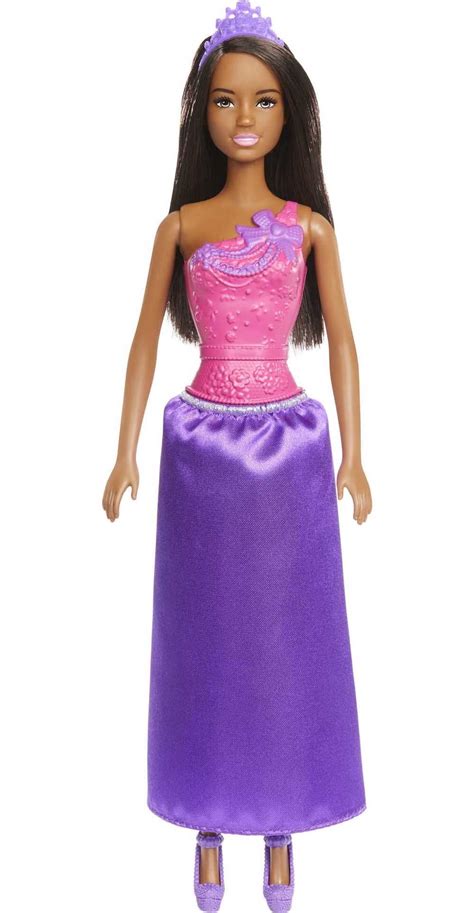 Barbie Dreamtopia Royal Doll Royal Brunette With Purple Removable Skirt Accessories Walmart