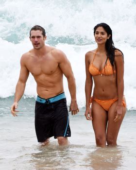 Pia Miller Bikini While Filming Home Away Palm Beach Australia New To Phun Phun