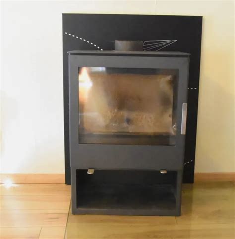 POÊLE À BOIS occasion Belleza Moderna vision triple vitre 10 KW EUR 450