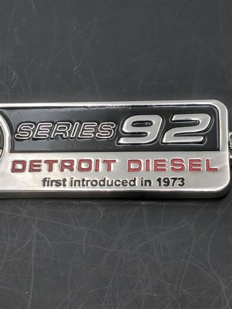 Detroit Diesel 92 Series Tribute Keychainbackpack Jewelry Etsy