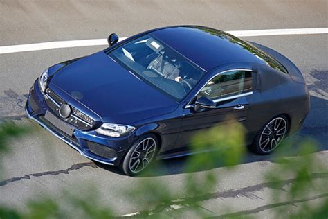Mercedes C Class Coupe Spy Pics