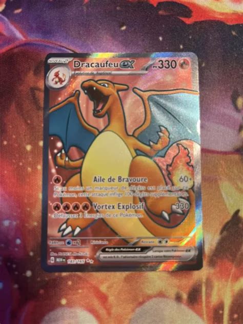 Carte Pokemon Dracaufeu Ex Full Art Neuve Fr Carlate