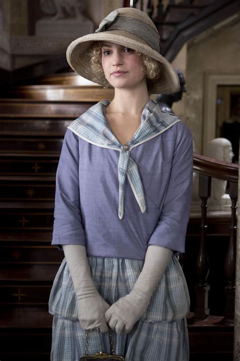 Lily James As Lady Rose Mcclare In Downton Abbey Downton Abbey