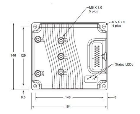 Controlador De Velocidad AC 24 48 V 70 A IP65 1222 Curtis