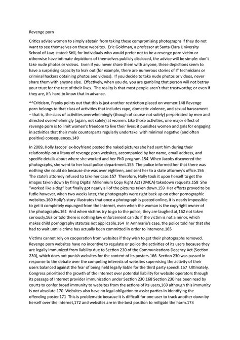 Readin Revenge Porn Revenge Porn Critics Advise Women To Simply Abstain From Taking These