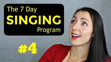 Vocal Strength Day 4 Weekly Singing Exercise Program Youtube