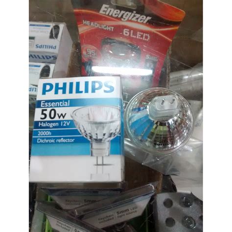 Jual Lampu Halogen Mangkok Philips 12V 12 Volt 50w 50 Watt MR16