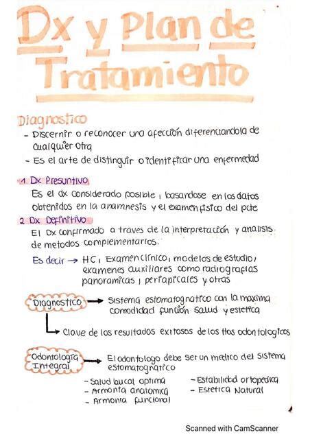 Diagn Stico Y Plan De Tratamiento Cristell G Udocz