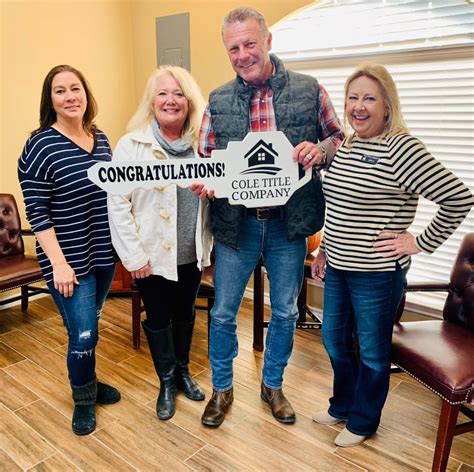Congratulations To Gregory And Lorraine Cole Title Company